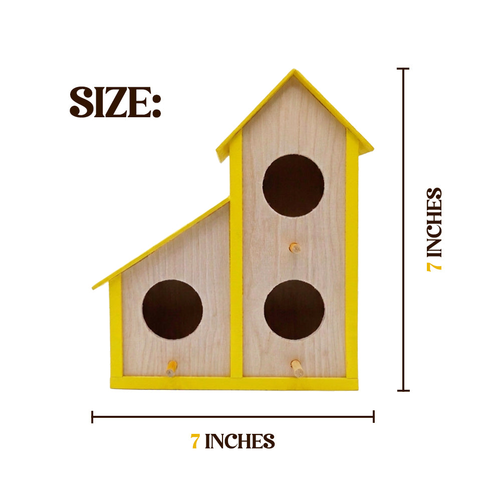 Three Chamber Birdhouse