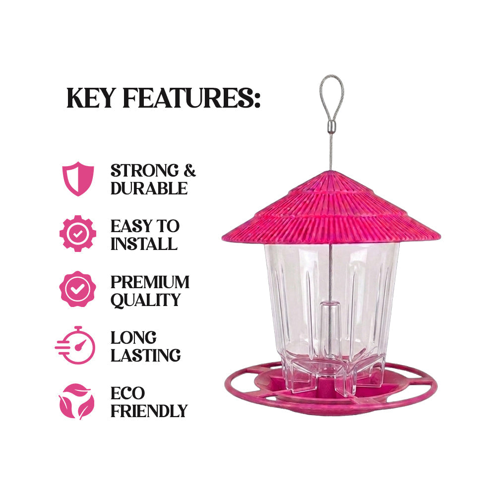 Premium Hanging Bird Feeder