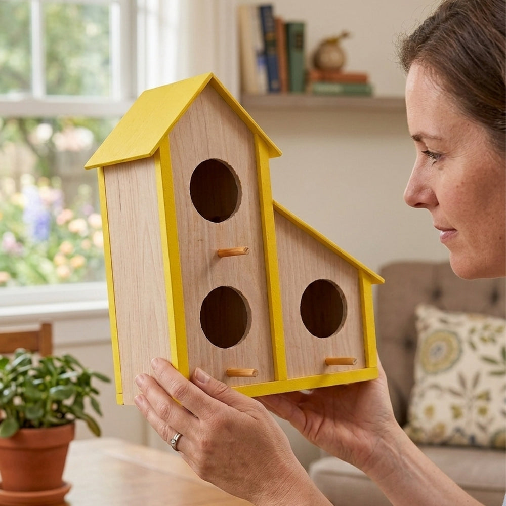 Three Chamber Birdhouse