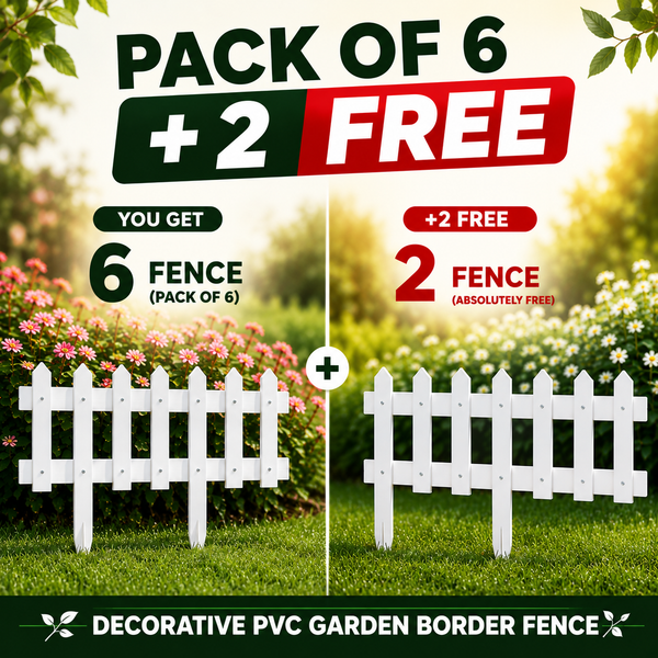 Decorative PVC Garden Border Fence