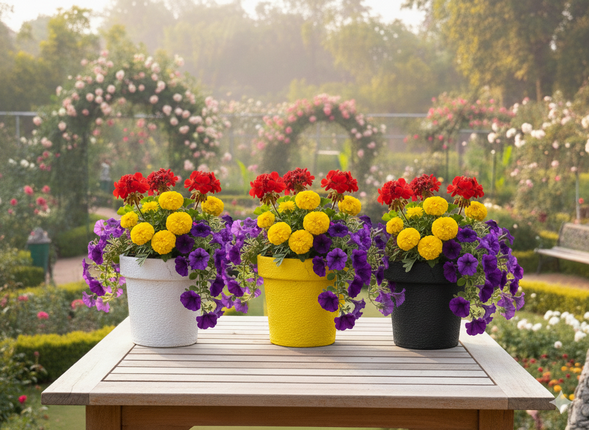 Fiber Plastic Pots for Plant