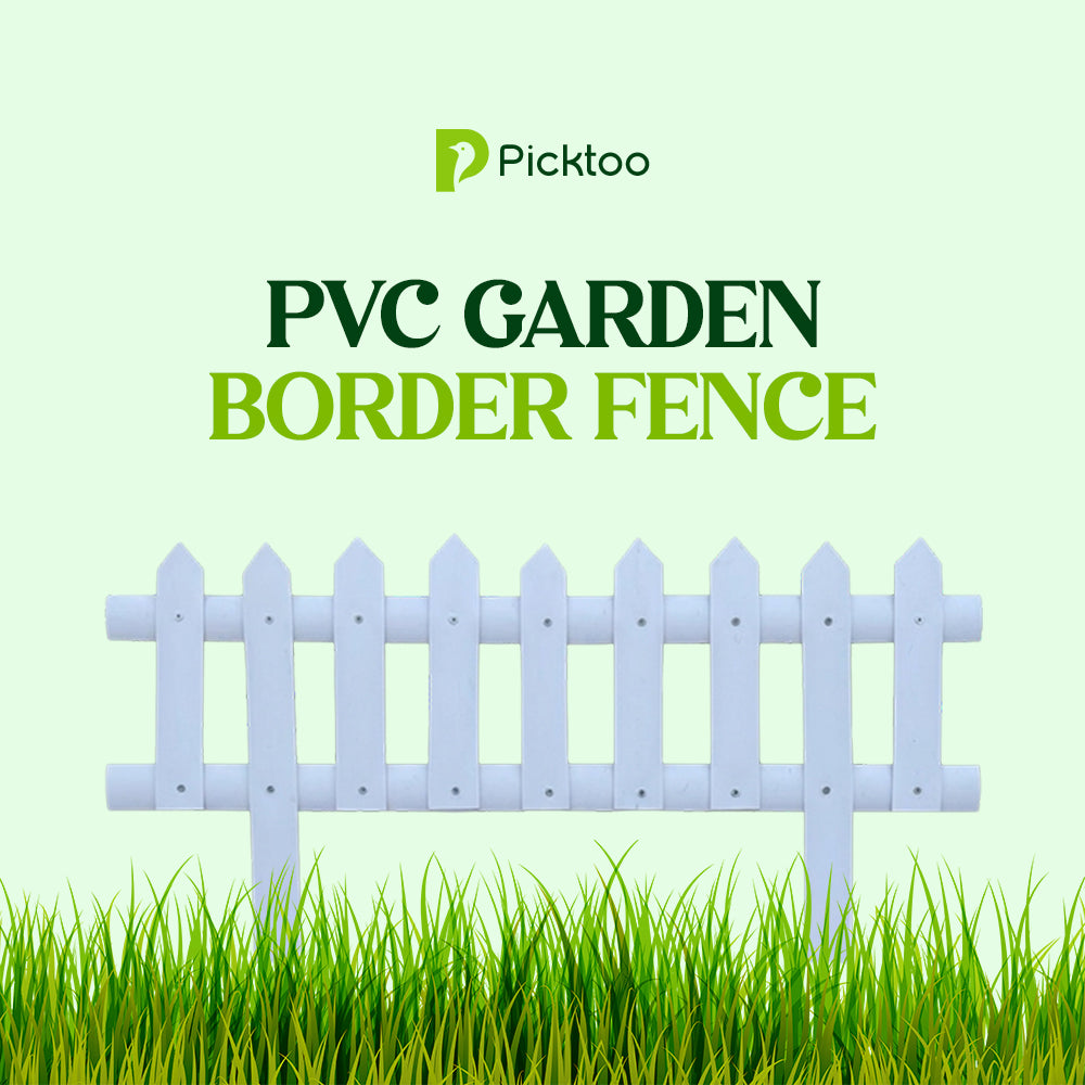 Decorative PVC Garden Border Fence