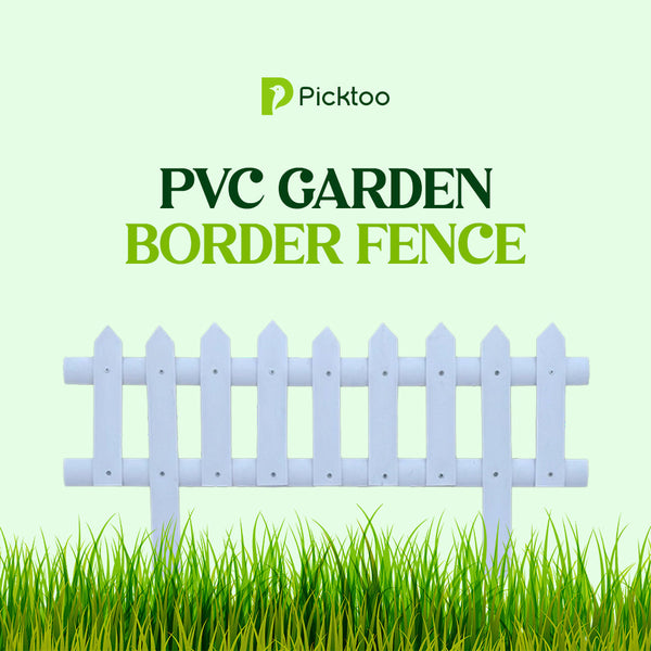 Decorative PVC Garden Border Fence