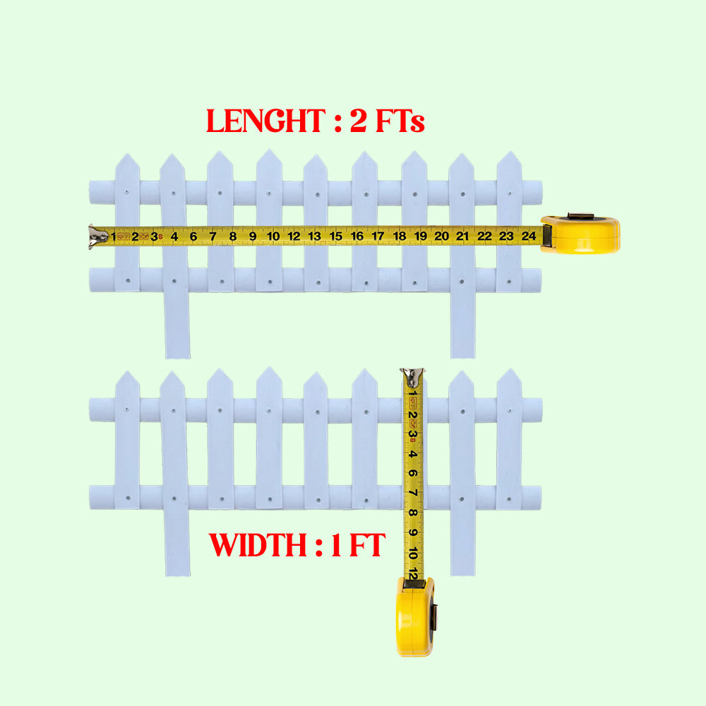 Decorative PVC Garden Border Fence