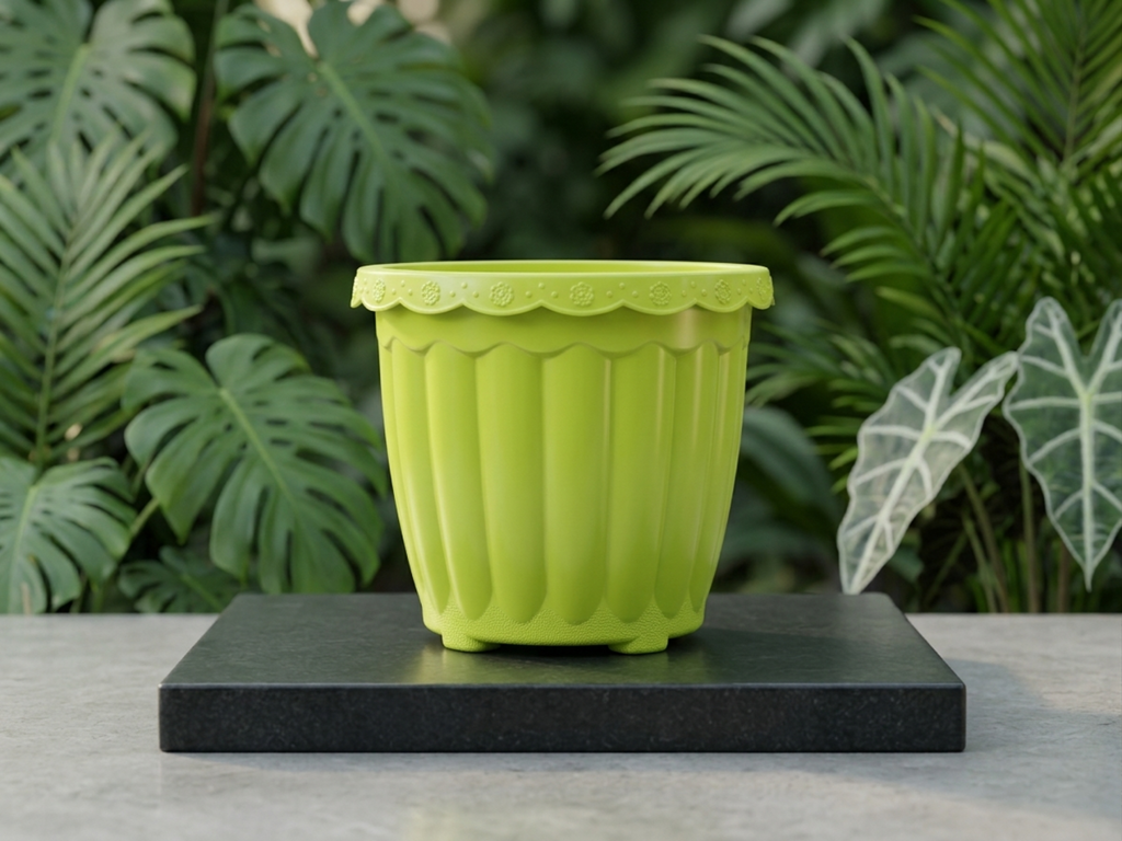 Plastic Hanging Pot for Balcony & Garden